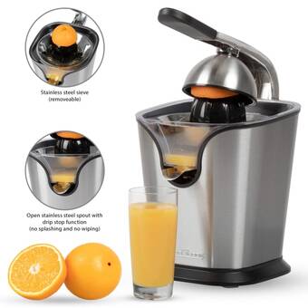 Brico Depôt Espremedor com alavanca elétrico de citrinos proficook zp 1154 cinza 160w promoção