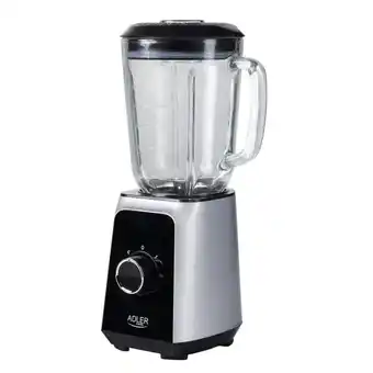Liquidificador, jarra de vidro de 1,5 litros, adler ad4076 prata 1000w