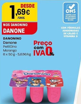 Intermarché DANONINO DANONE 6x50g promoção