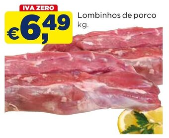 Bolama Lombinhos de porco kg promoção