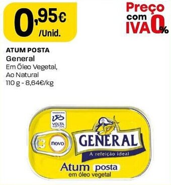 Intermarché ATUM POSTA General 110g promoção