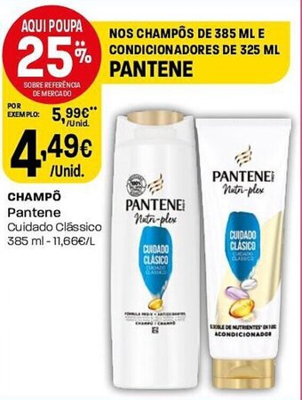 Intermarché CHAMPÔ Pantene 385ml promoção
