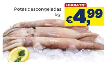 Bolama Potas descongeladas kg promoção