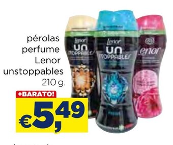 pérolas perfume Lenor unstoppables 210 g.