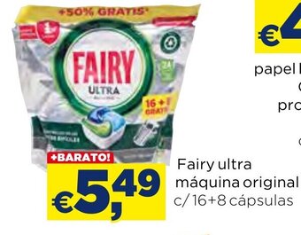 Bolama Fairy ultra máquina original c/16+8 cápsulas promoção