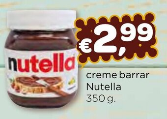 creme barrar Nutella 350 g.