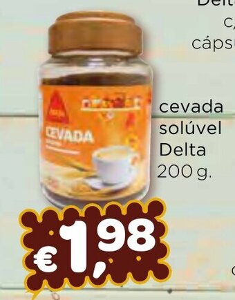 Bolama cevada solúvel Delta 200g promoção