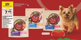 ALIMENTO SECO P/CÃO PURINA ONE MINI