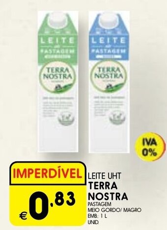 Meu Super LEITE UHT TERRA NOSTRA 1L promoção