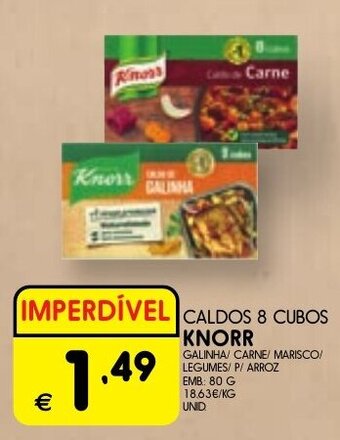 Meu Super CALDOS 8 CUBOS KNORR 80G promoção