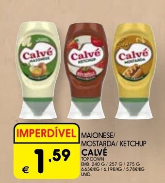 Meu Super MAIONESE/ MOSTARDA/ KETCHUP CALVÉ promoção