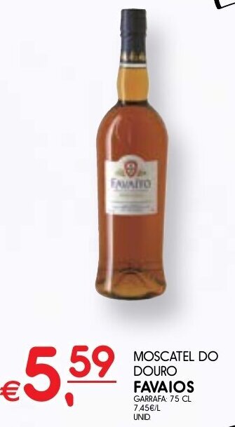Meu Super MOSCATEL DO DOURO FAVAIOS promoção
