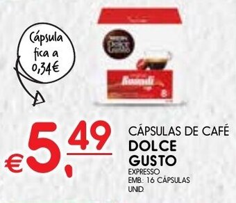 Meu Super CÁPSULAS DE CAFÉ DOLCE GUSTO promoção