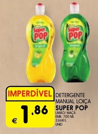 Meu Super DETERGENTE MANUAL LOIÇA SUPER POP LIMÃO/ MAÇÃ EMB: 700 ML promoção