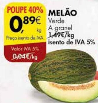 Pingo Doce MELÃO verde promoção