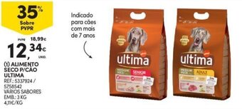 Continente ALIMENTO SECO P/CÃO ULTIMA promoção