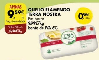 Pingo Doce QUEIJO FLAMENGO TERRA NOSTRA promoção