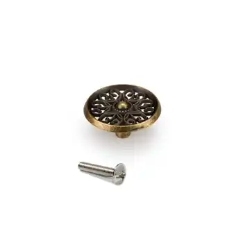 Brico Depôt Emuca pomo para móvel tangier, ø 35, zamak, bronze, 1 lote de 25 un promoção
