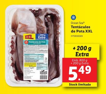 Lidl Ocean Sea Tentáculos de Pota XXL promoção