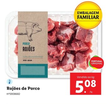 Rojões de Porco Vendido ao kg