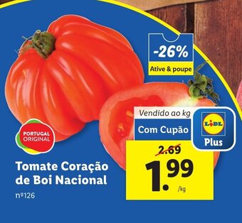 Lidl Tomate Coração de Boi Nacional Vendido ao kg promoção