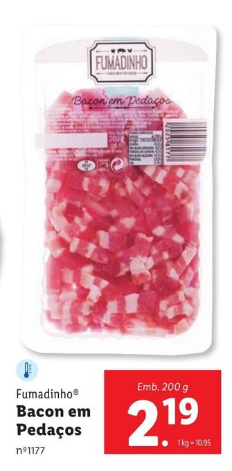 Fumadinho Bacon em Pedaços Emb. 200 g