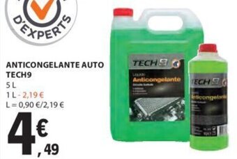 E.Leclerc ANTICONGELANTE AUTO TECH9 5L promoção