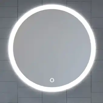 Espelho led redondo de 80 cm