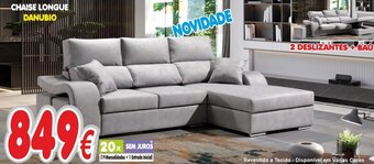 BragaJAV CHAISE LONGUE DANUBIO promoção