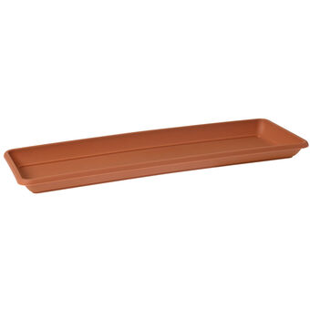 Continente Prato retangular plástico 20cm terracota promoção
