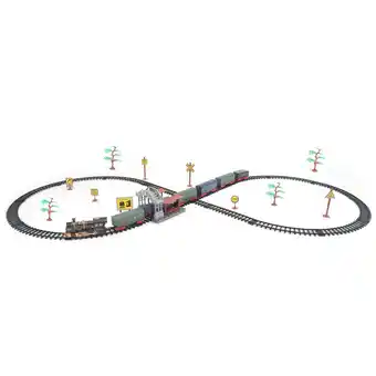 Continente Pista de comboios com estação e 40 peças promoção