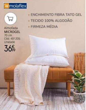 Conforama Almofada MICROGEL 70cm promoção