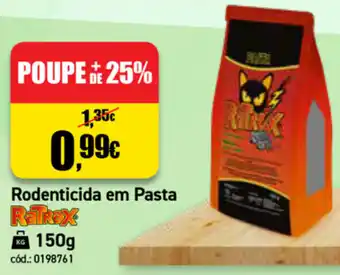 Rodenticida em Pasta 150g