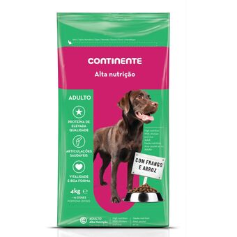 Continente Ração para cão adulto alta nutrição promoção
