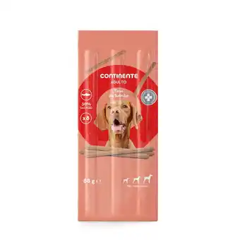 Continente Snack para cão tiras salmão promoção