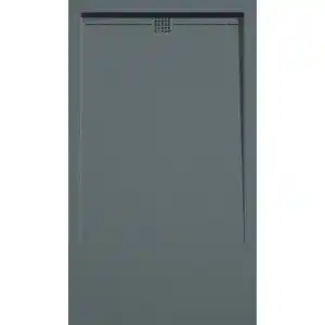 Plato de ducha pizarra arco antracita 70x200 cm rejilla color