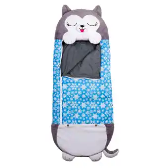Peluche saco-cama dormi locos pequeno husky