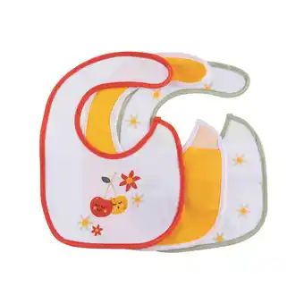 Continente Conjunto 3 babetes impermeáveis com fecho em velcro fruits promoção