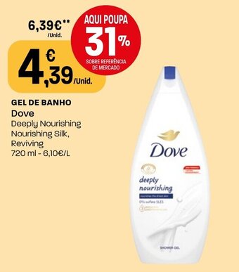 Intermarché GEL DE BANHO Dove 720ml promoção