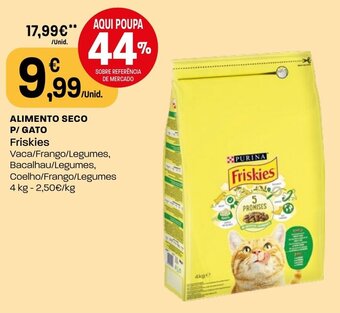 Intermarché ALIMENTO SECO P/ GATO Friskies 4kg promoção