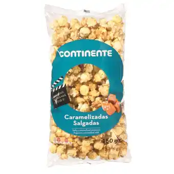 Continente Pipocas caramelizadas salgadas promoção