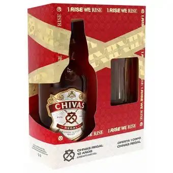 Continente Whisky chivas regal 12 anos com copo promoção