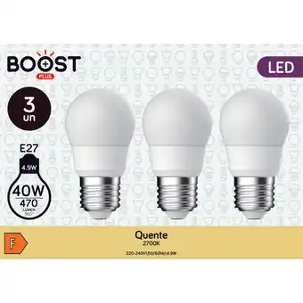Lâmpada led standart e27 2700k 40w