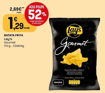 Intermarché BATATA FRITA Lay's Gourmet 170g promoção