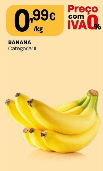 Intermarché BANANA Categoria: II promoção