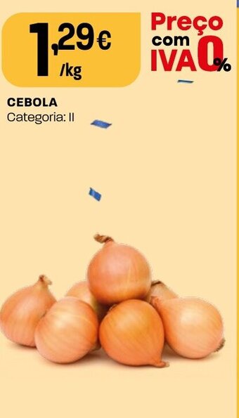 Intermarché CEBOLA Categoria: II promoção
