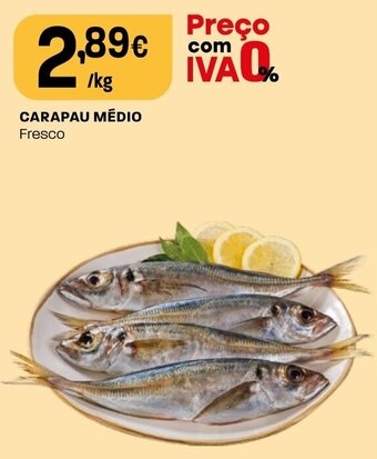 Intermarché CARAPAU MÉDIO Fresco promoção