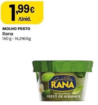 MOLHO PESTO RANA 140g