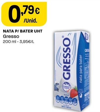Intermarché NATA P/BATER UHT Gresso 200ml promoção