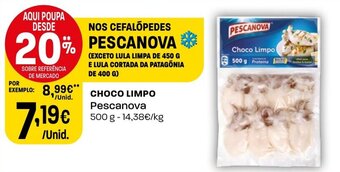 Intermarché CHOCO LIMPO Pescanova 500 g promoção